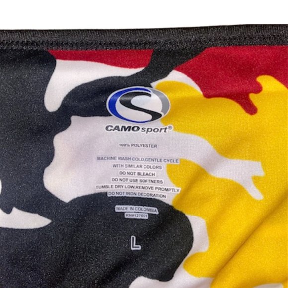 Multi Colored Camo Sport Tank Top - Picture 4 of 7